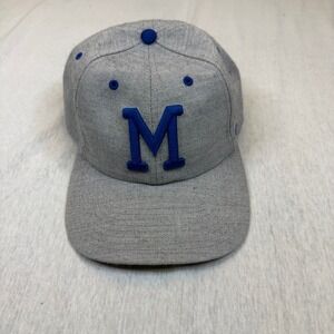 47 Brand MLB Milwaukee brewers Baseball‎ Cap M Logo Gray Blue OSFA